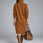 Elyon | Vestido jersey con cuello de botones
