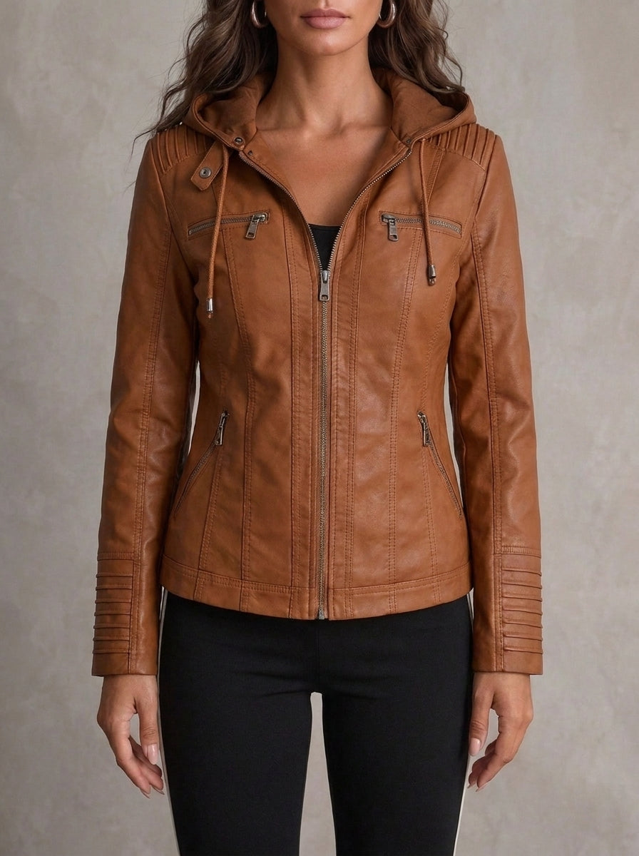 Nella | Chaqueta con capucha y cremallera