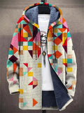 Vienna | Chaqueta suave con capucha y patchwork