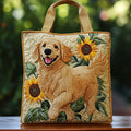 Bolso con golden retriever