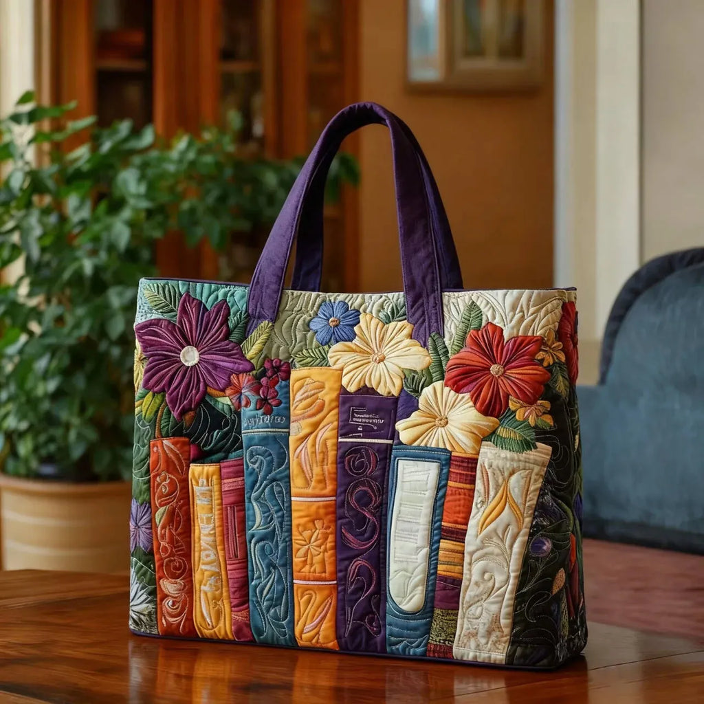 Bolso shopper acolchado para amantes de los libros