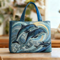 Bolso con delfín del océano