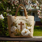 Bolso con cruz sagrada