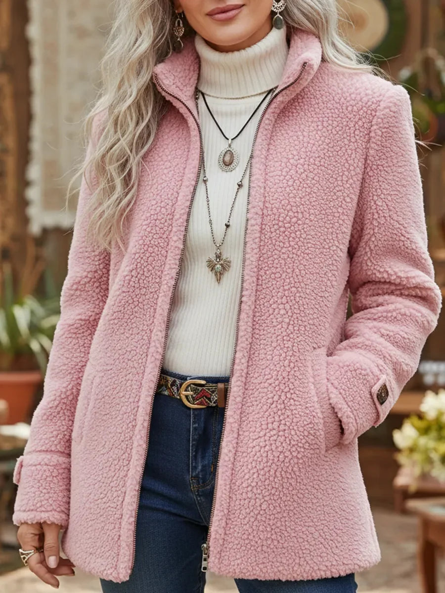 Philippa | Chaqueta con cremallera completa y cuello alto