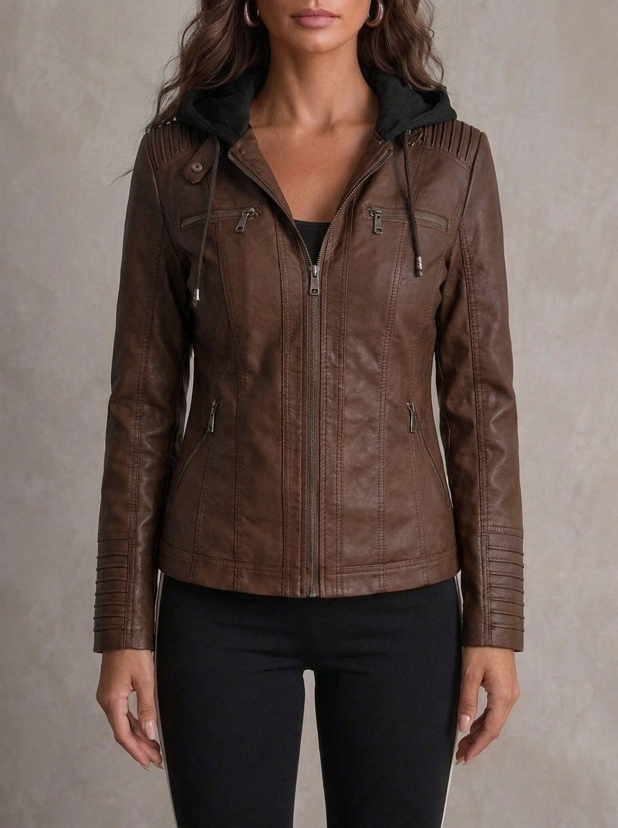Nella | Chaqueta con capucha y cremallera