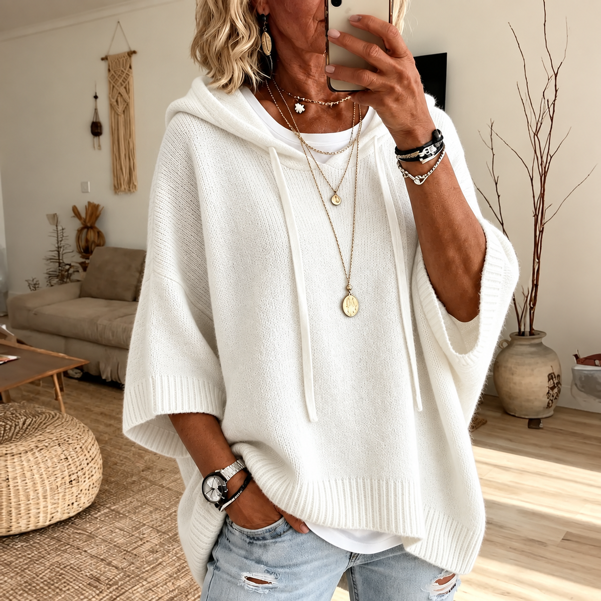 Marlene | Jersey oversize con capucha