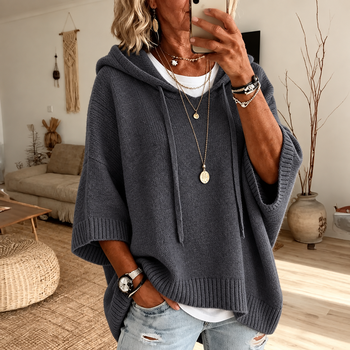 Marlene | Jersey oversize con capucha
