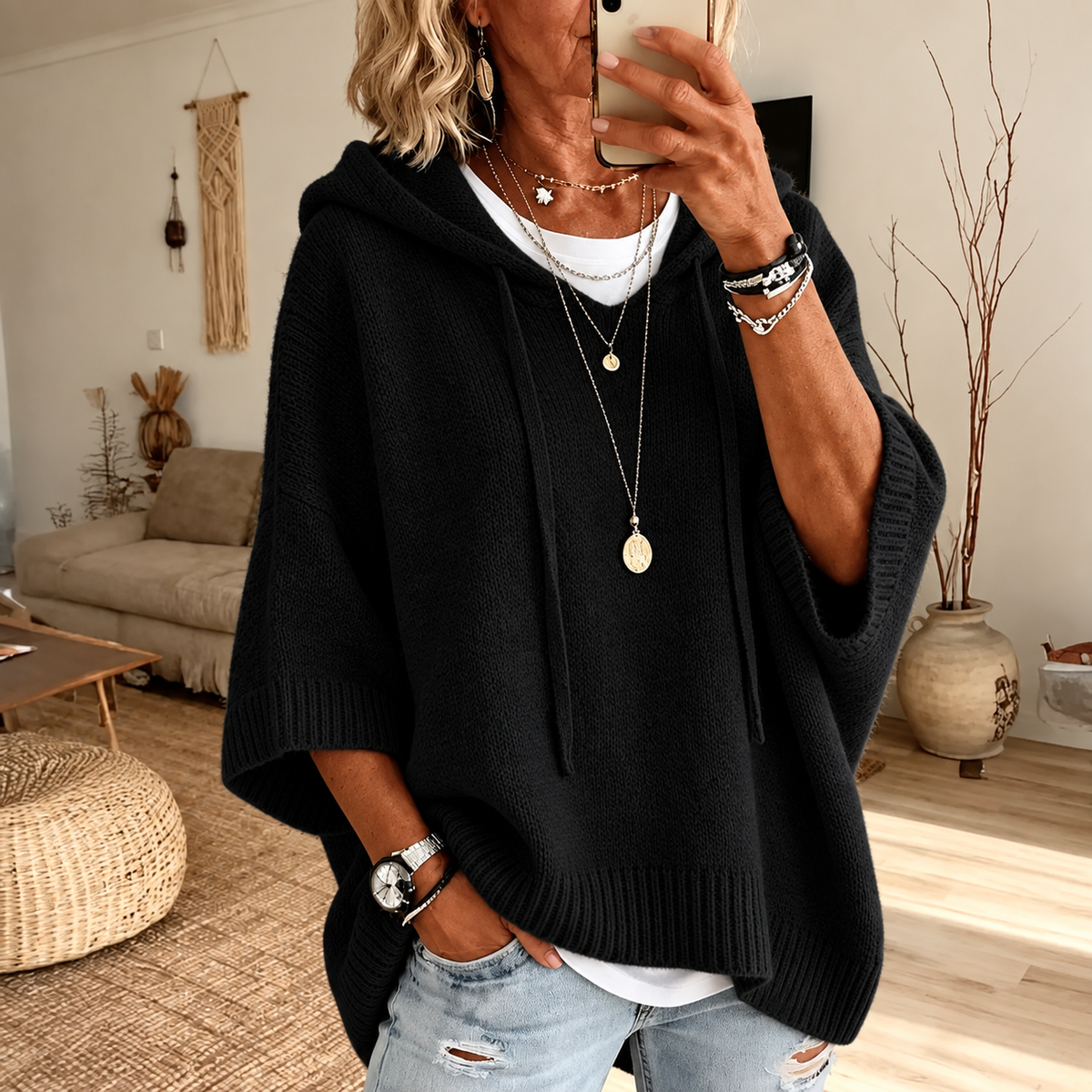 Marlene | Jersey oversize con capucha