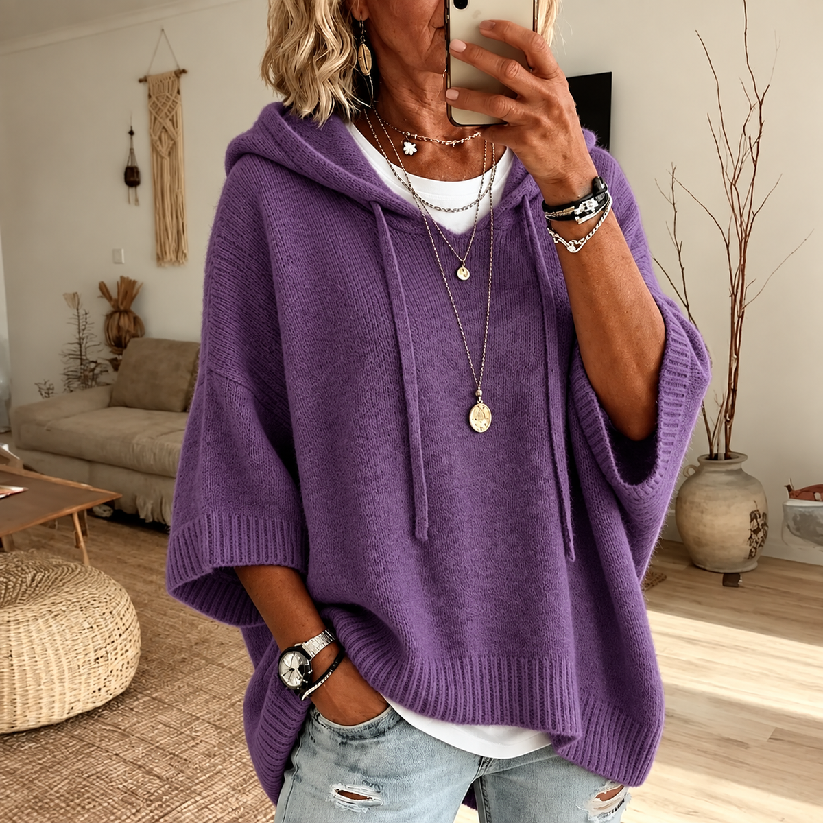Marlene | Jersey oversize con capucha