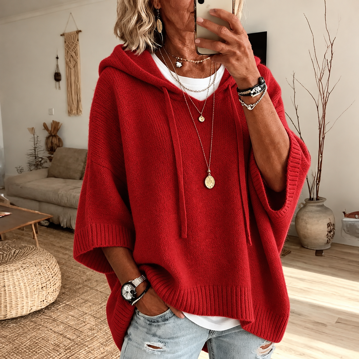 Marlene | Jersey oversize con capucha