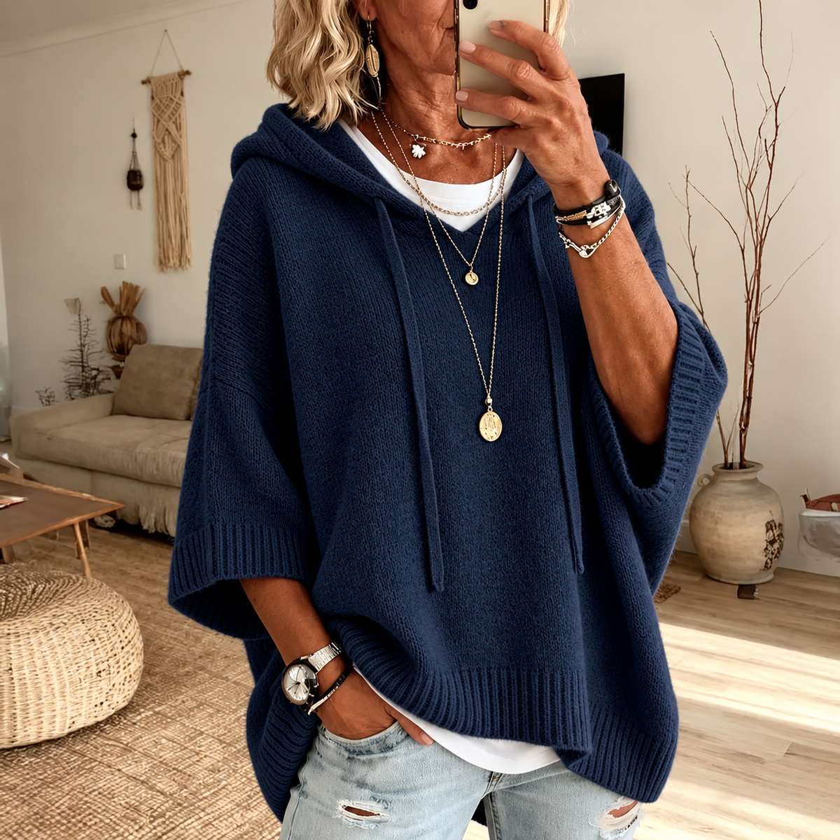Marlene | Jersey oversize con capucha