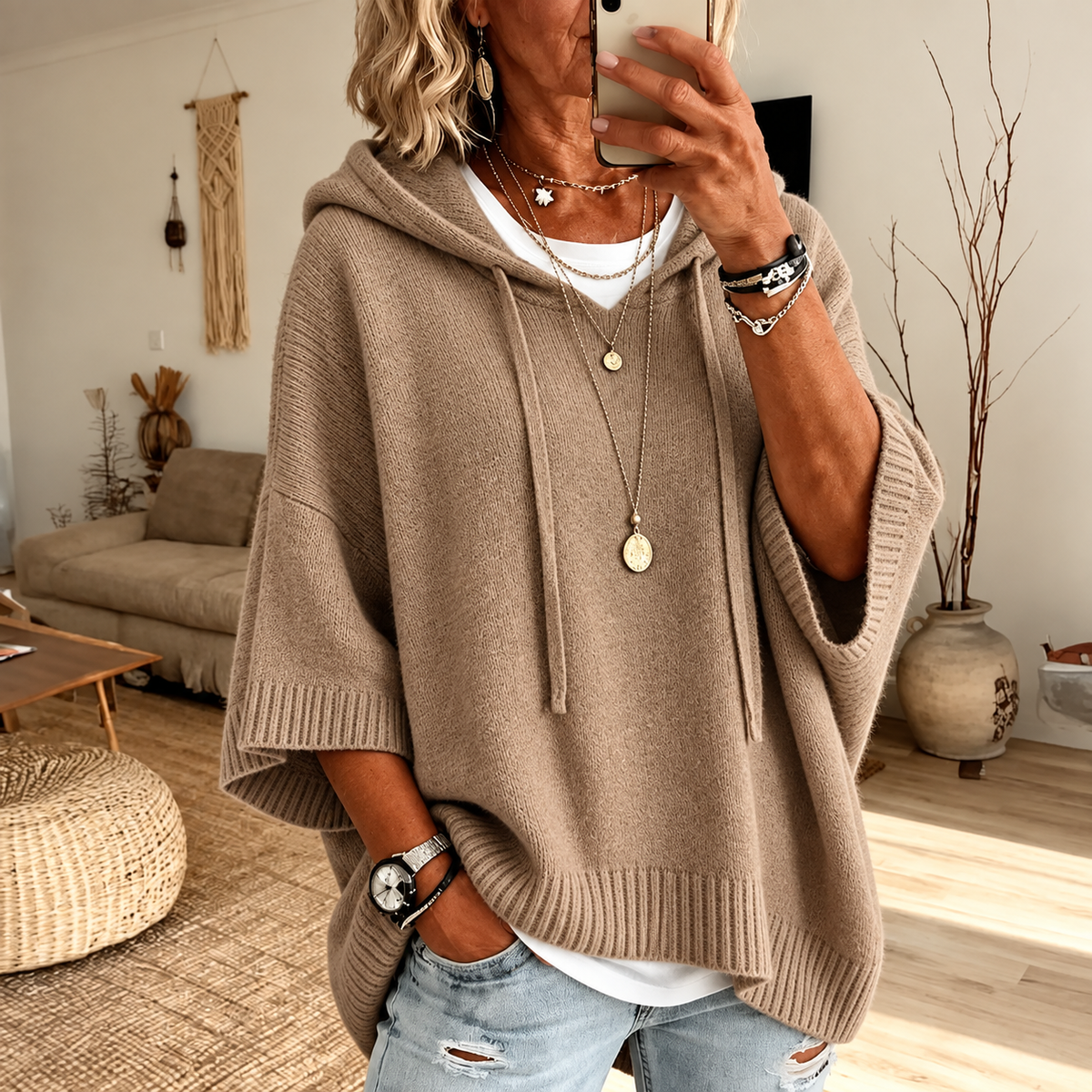 Marlene | Jersey oversize con capucha