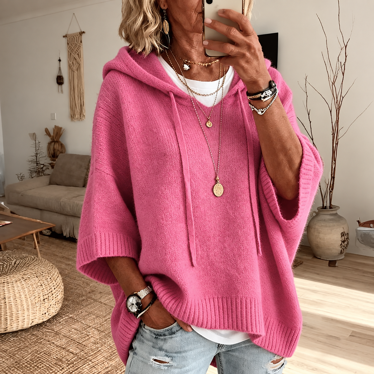 Marlene | Jersey oversize con capucha