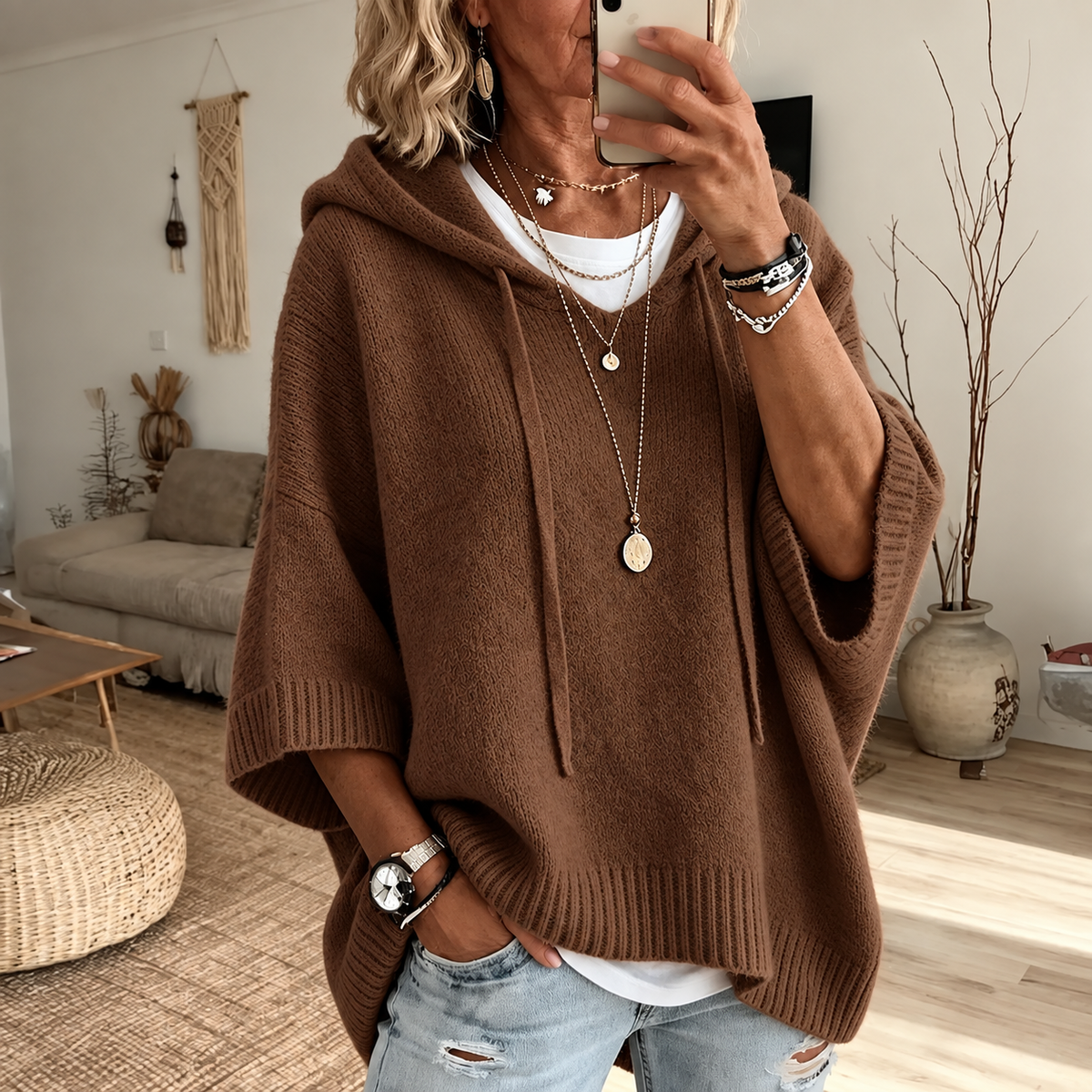 Marlene | Jersey oversize con capucha