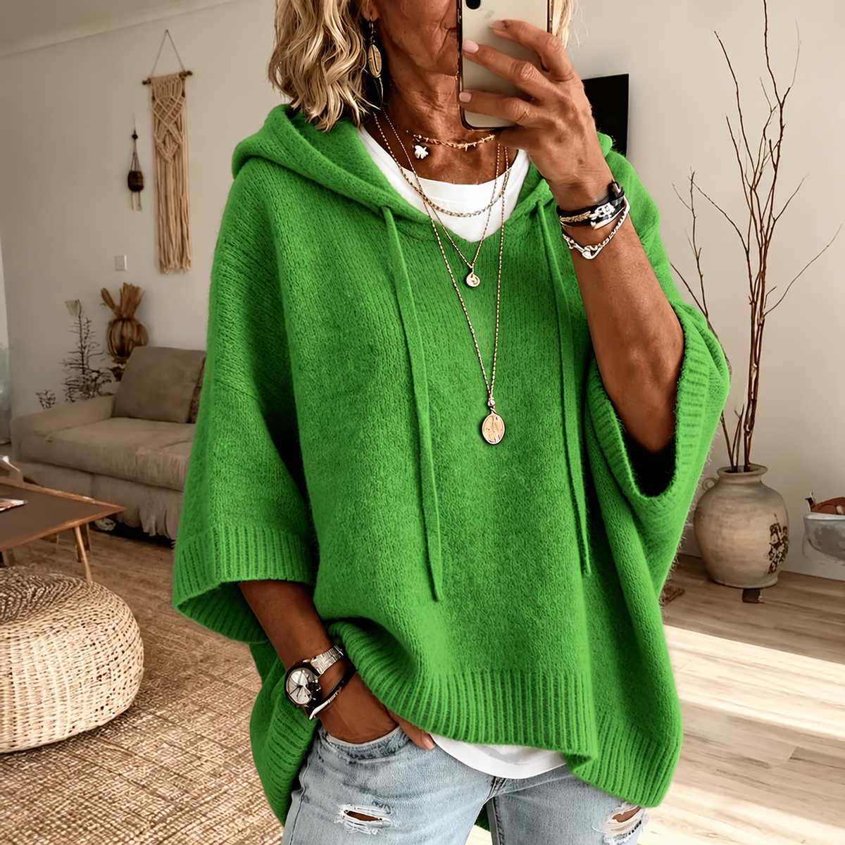 Marlene | Jersey oversize con capucha