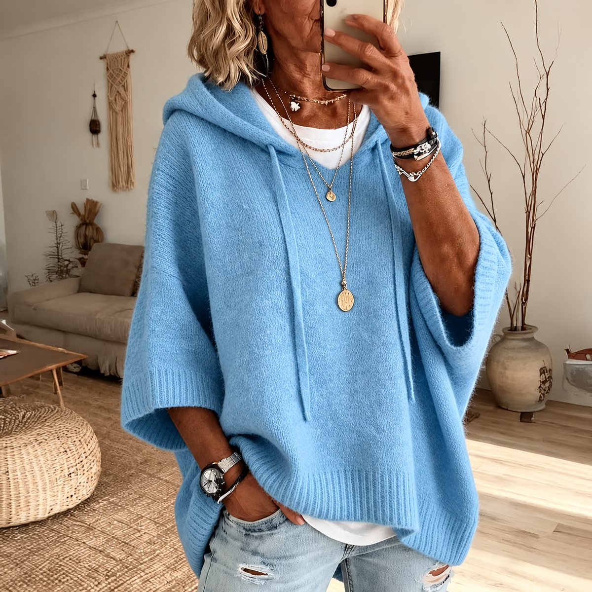 Marlene | Jersey oversize con capucha