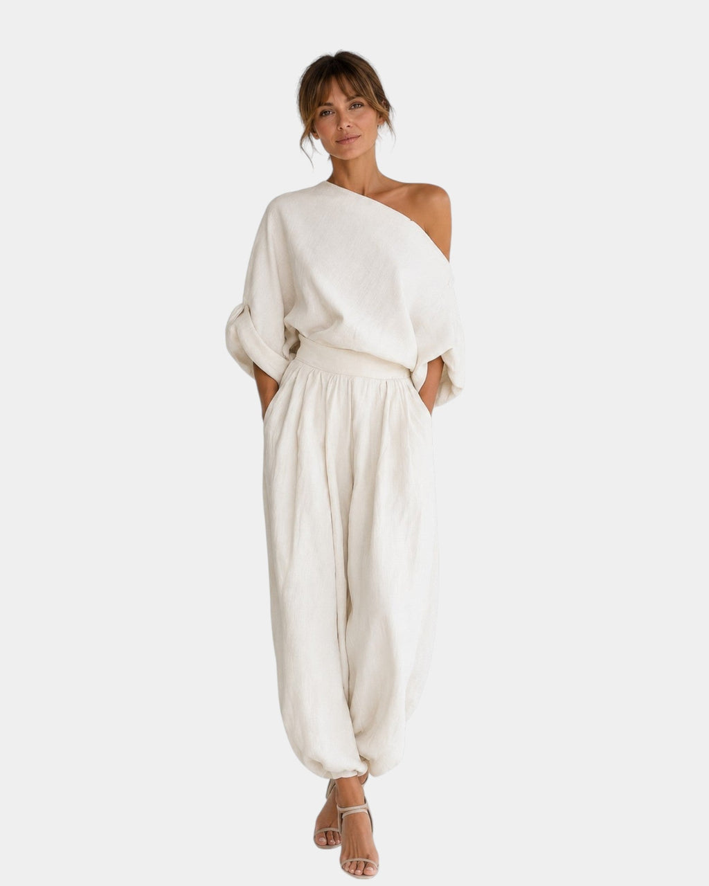 Lucette | Conjunto de dos piezas con hombros descubiertos