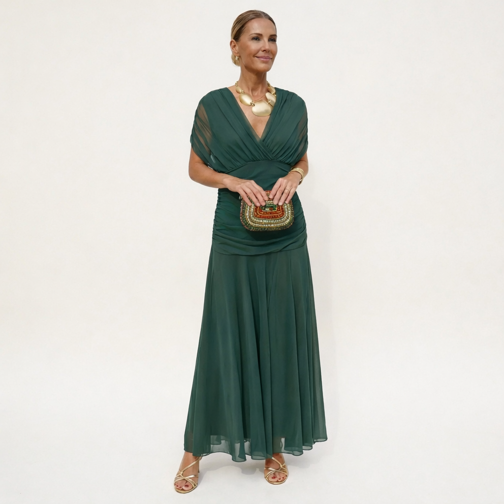 Mirella | El vestido largo que no pasa desapercibido