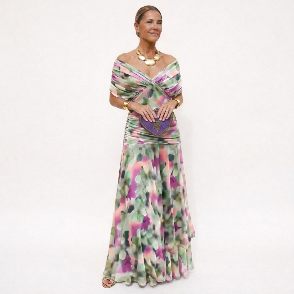 Mirella | El vestido largo que no pasa desapercibido