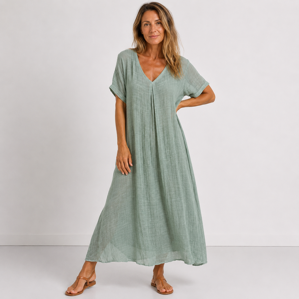 Violette | Vestido largo fluido