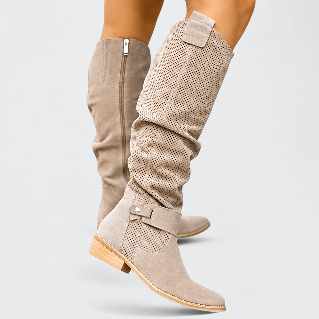 Harriet | Botas altas hasta la rodilla de caña holgada