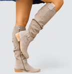 Harriet | Botas altas hasta la rodilla de caña holgada