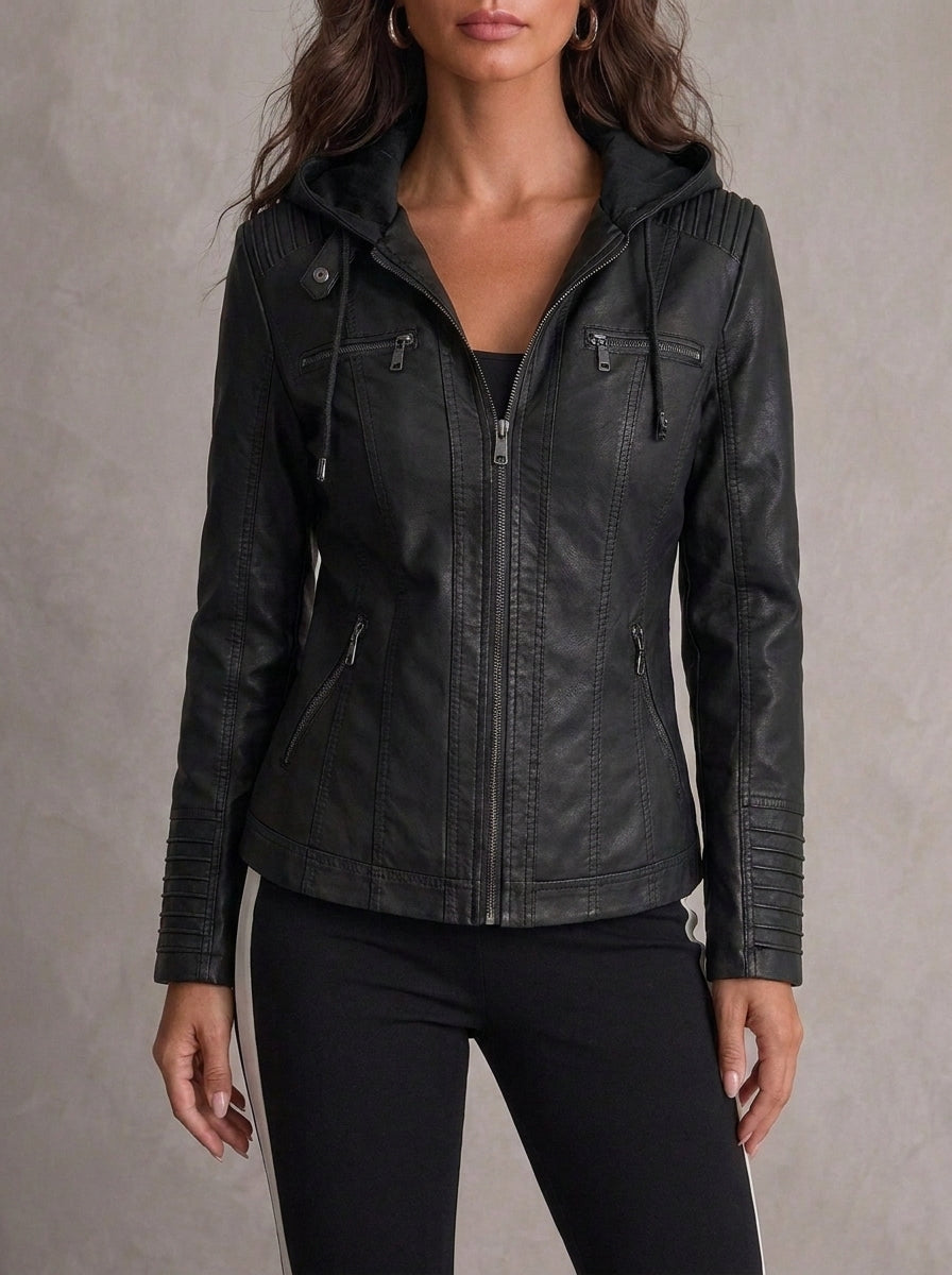 Nella | Chaqueta con capucha y cremallera