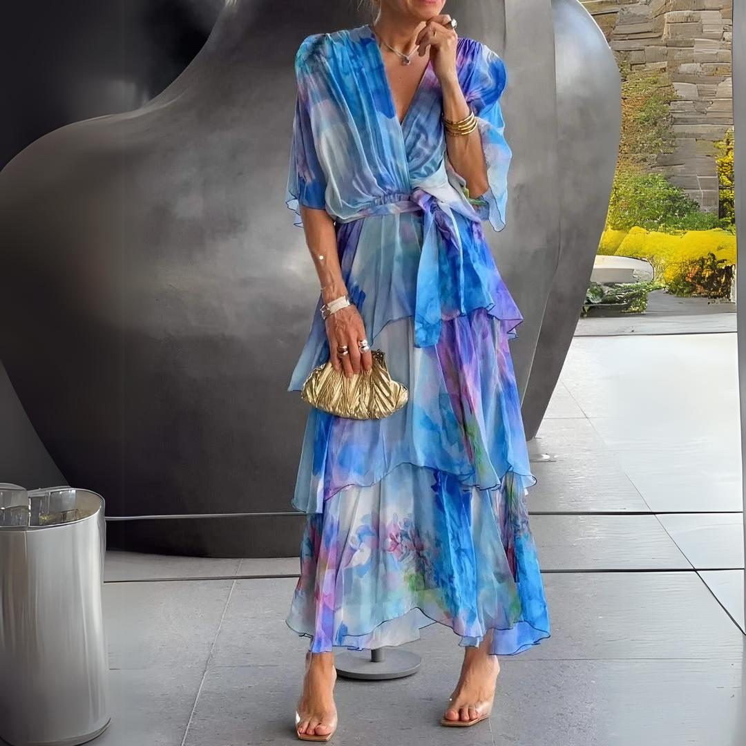 Dianna | Vestido espectacular con escote en pico