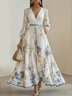 Helston | Vestido elegante con escote en pico
