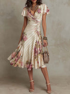 Alba | Vestido midi elegante de inspiración retro