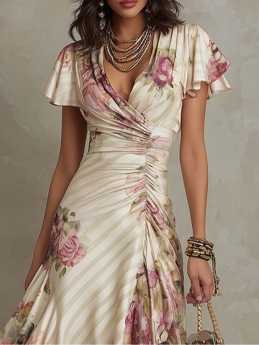 Alba | Vestido midi elegante de inspiración retro