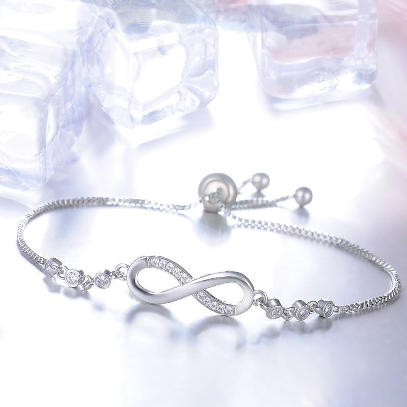 Pulsera infinito ajustable