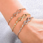 Pulsera infinito ajustable