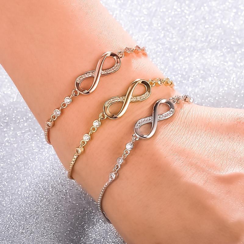 Pulsera infinito ajustable