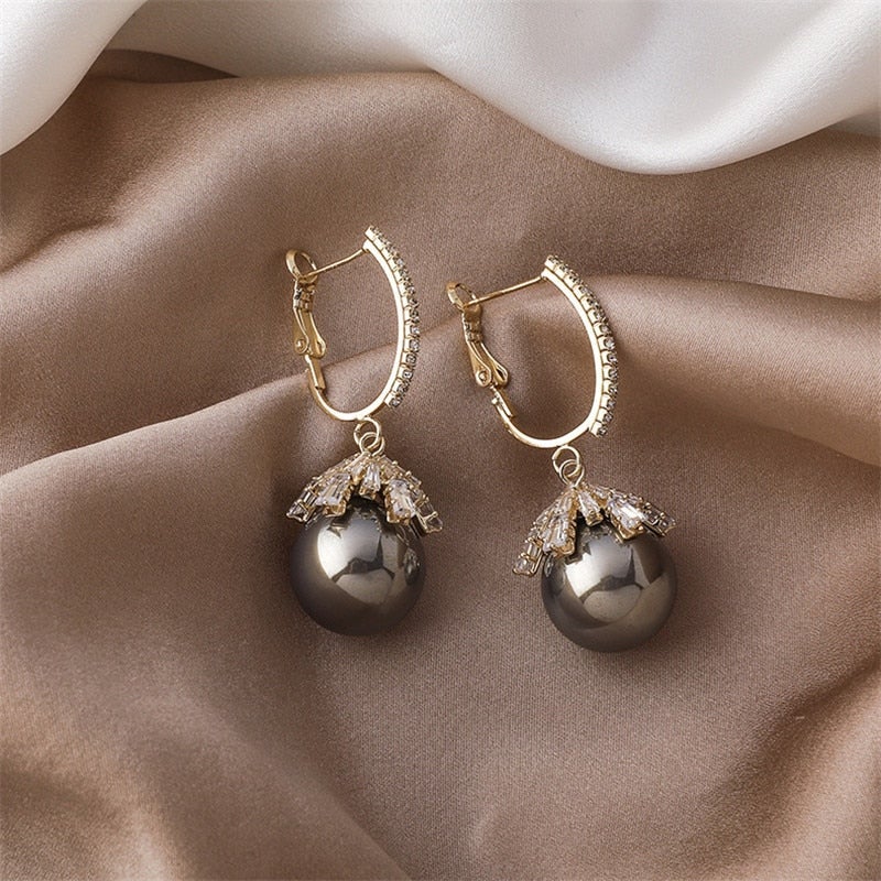Malia | Pendientes de perla