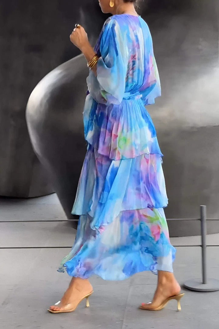 Dianna | Vestido espectacular con escote en pico
