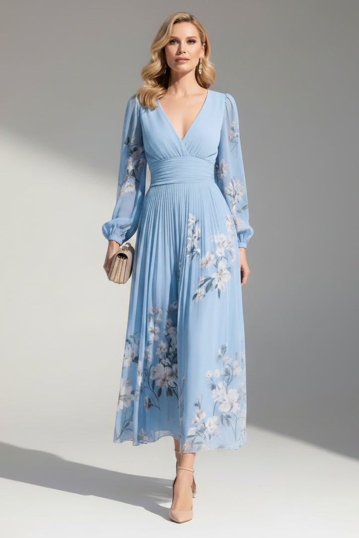 Prescela | Vestido midi floral