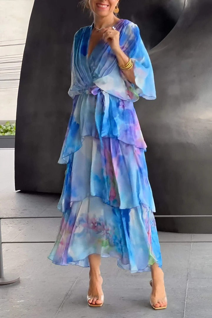 Dianna | Vestido espectacular con escote en pico