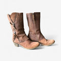 Amparo | Botas de media caña con cremallera