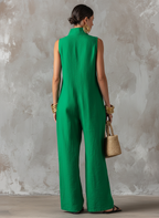 Selene | Mono minimalista con cuello mao
