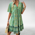 Adriana | Vestido con estampado paisley
