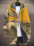 Calantha | Chaqueta larga acogedora tipo duster con capucha