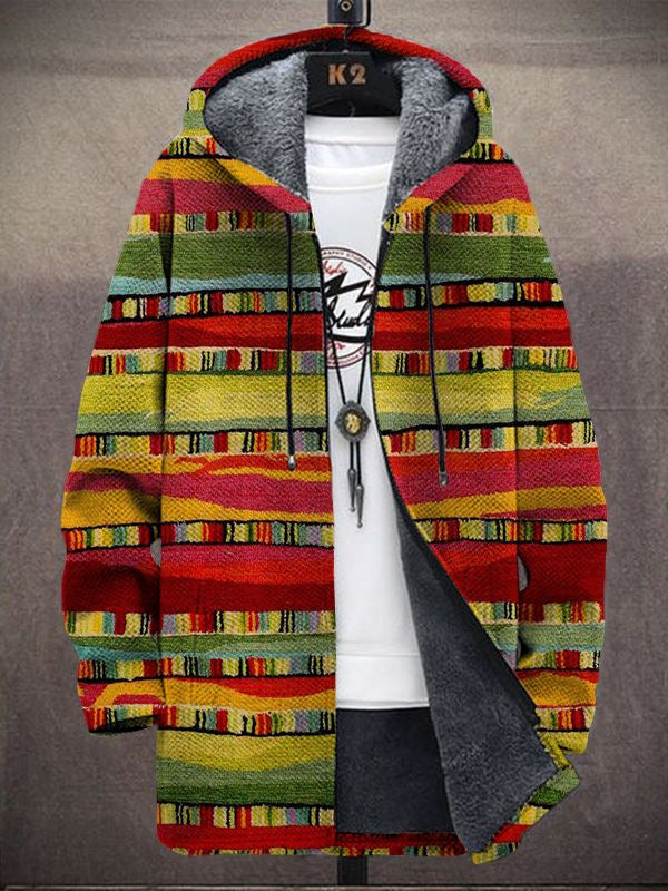 Halina | Chaqueta larga suave tipo duster con capucha