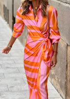 Ollivia | Vestido camisero entallado