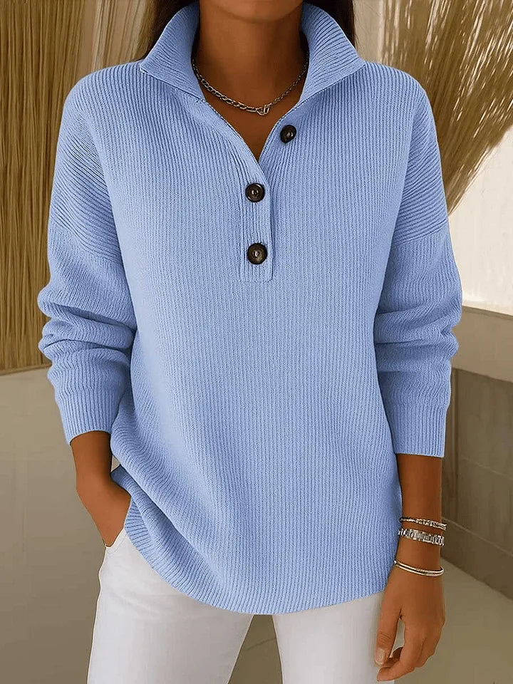 Constance | Jersey con cuello polo y botones