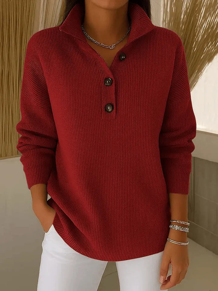 Constance | Jersey con cuello polo y botones