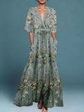 Lauren | Vestido elegante con escote en pico