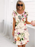 Diane | Vestido fluido con volantes
