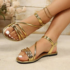 Freya | Sandalias con tiras elásticas