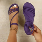 Freya | Sandalias con tiras elásticas